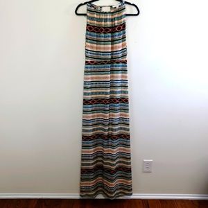 MM Couture Multi Print Maxi Dress Sz L